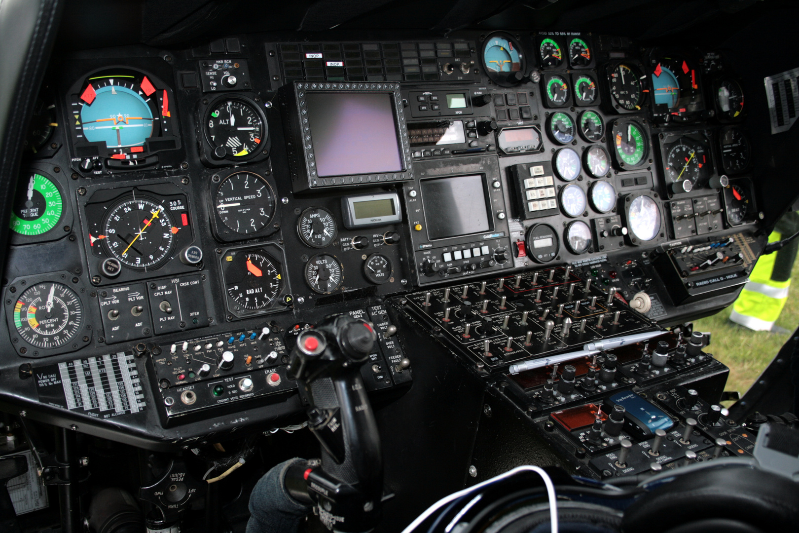 Hubschraubercockpit