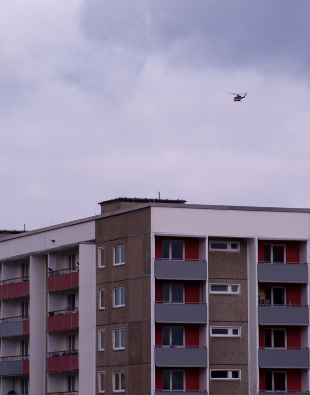 Hubschrauberflug Lobeda-West