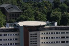 Hubschrauberlandeplatz des Katharinen Hospital in Stuttgart