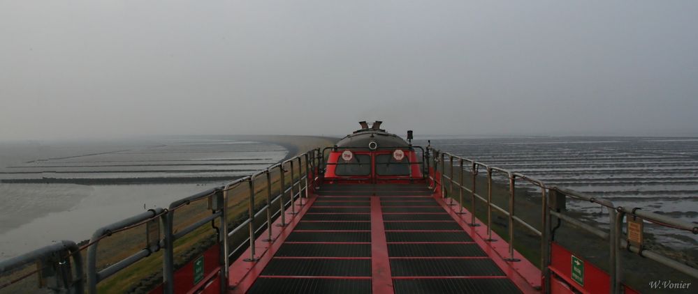 Huckepack über den Hindenburgdamm