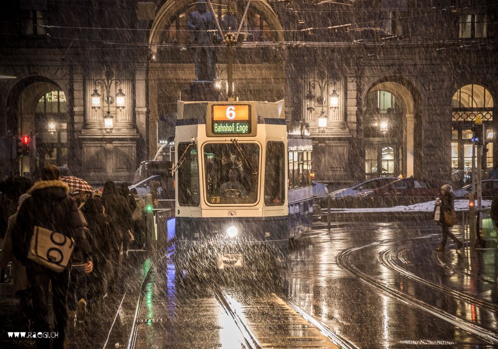 Hudelwetter in Zürich