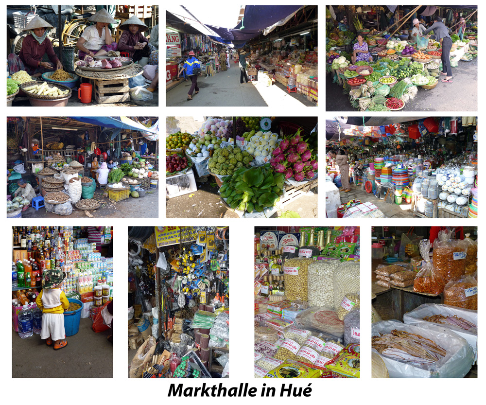 Hué - Markthalle