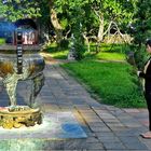 Hue, Thien Mu Pagoda Praying