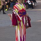 Hübsche Frau in Kimono