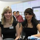 Hübsche Frauen auf CeBIT