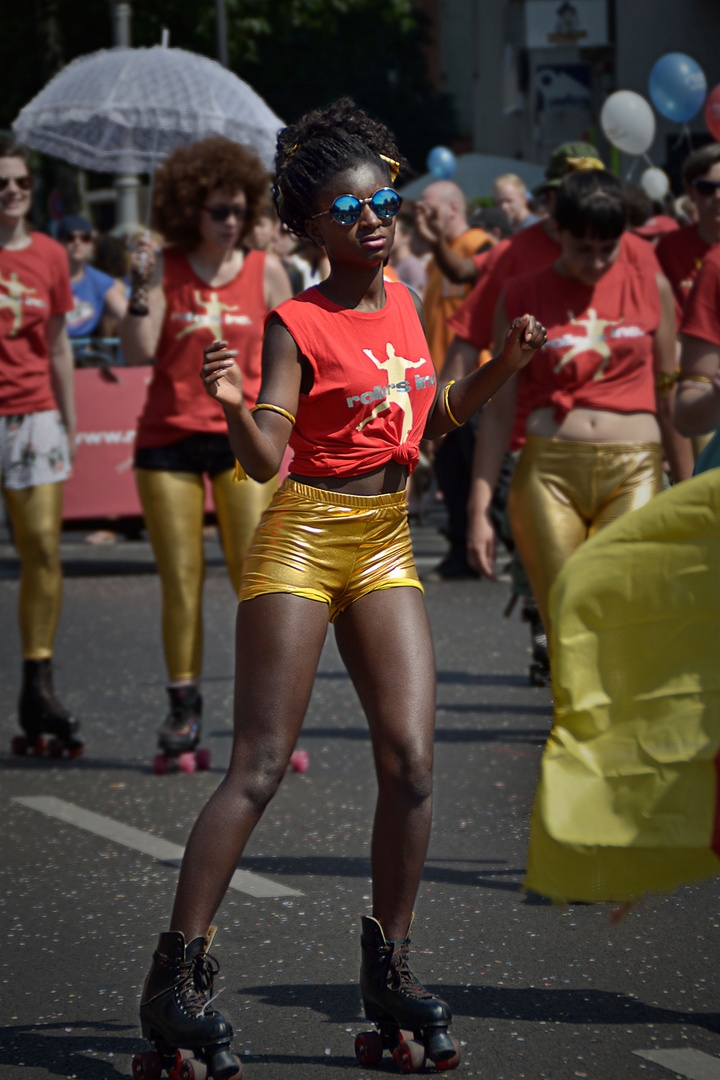 hübsche Rollschuhe - Karneval der kulturen 2014