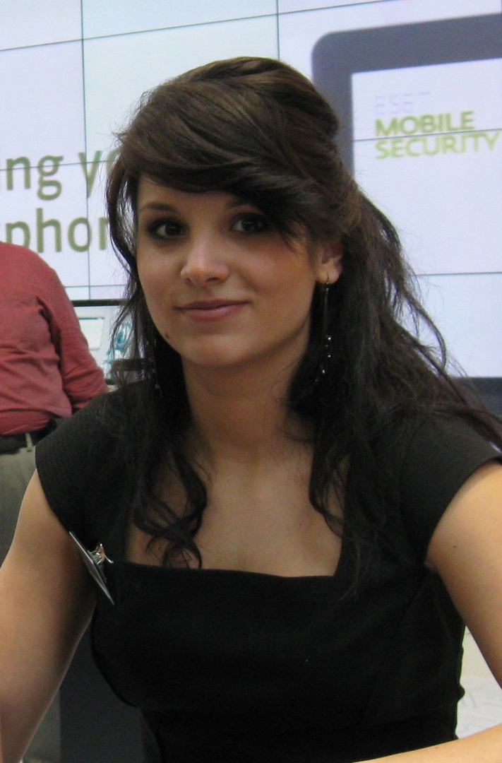 Hübsches CeBIT Girl