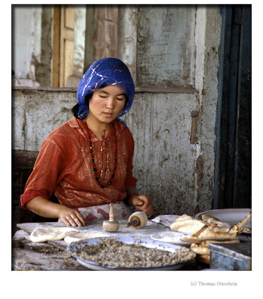 Hübsches Uiguren Mädchen in Urumuqi, Xinjiang, China