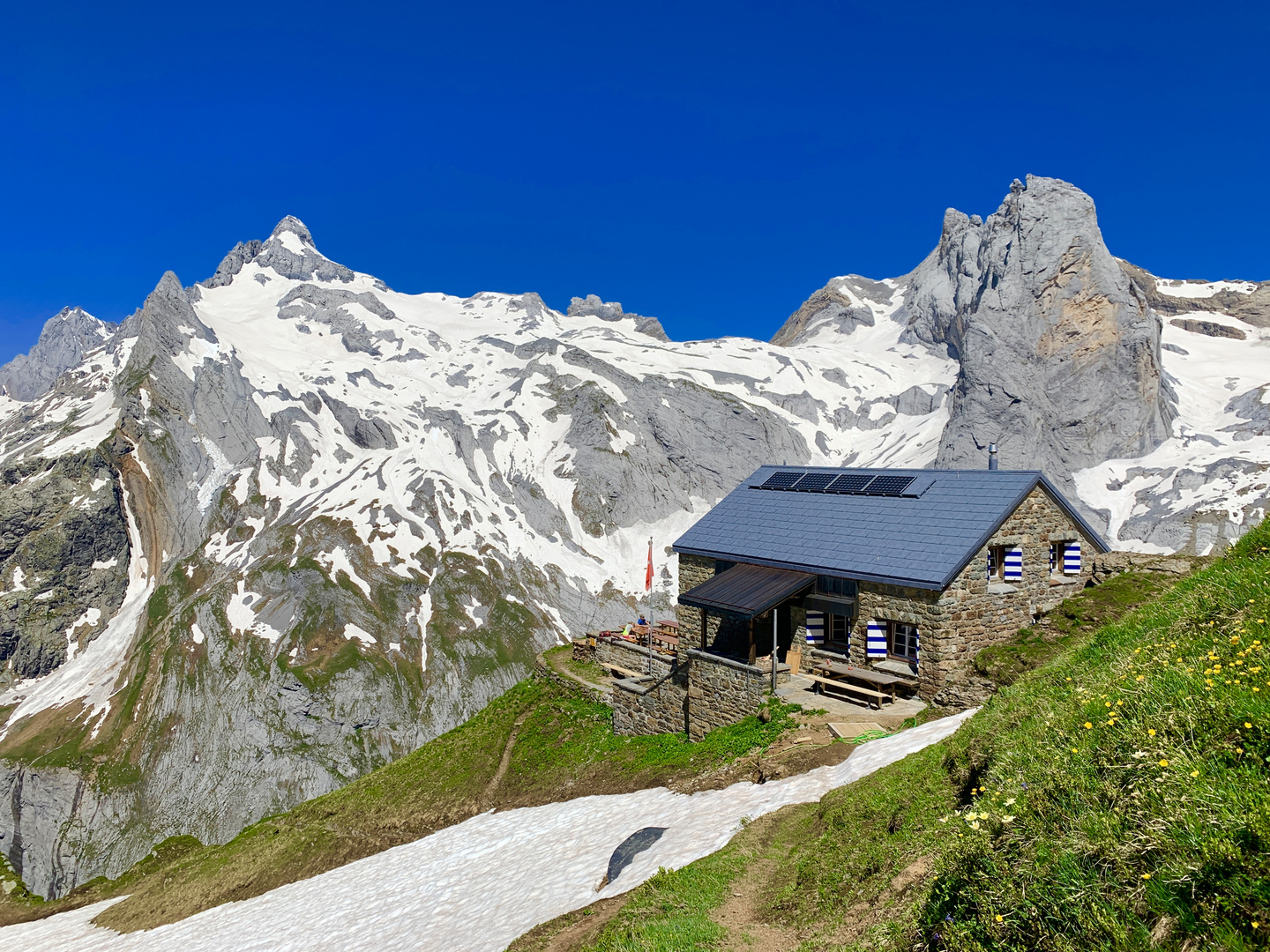 Hüfihütte , Maderanertal , Schweiz