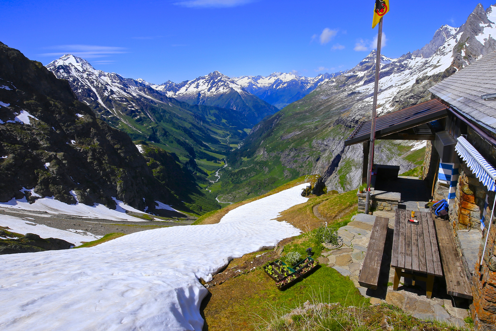 Hüfihütte , Maderanertal , Uri