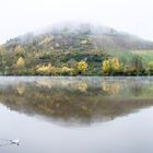 Hügel im Nebel Eifel / Mosel