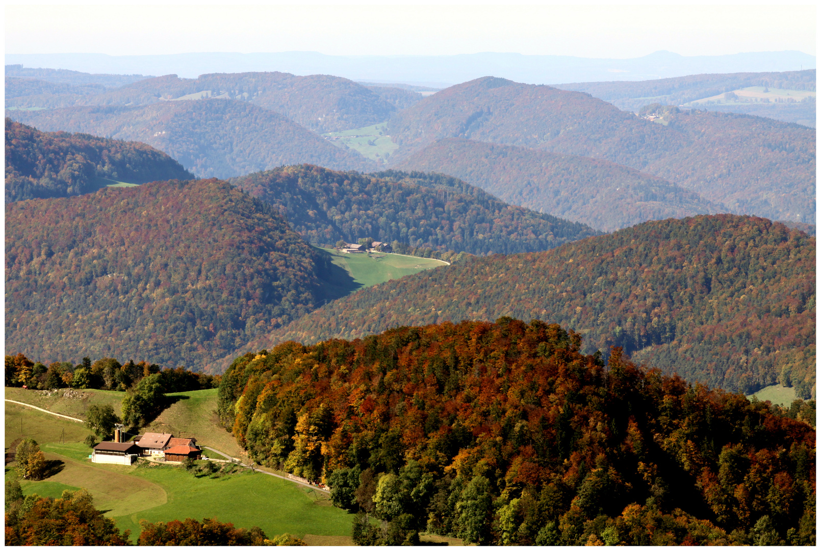 Hügel und Täler 3 - Herbst