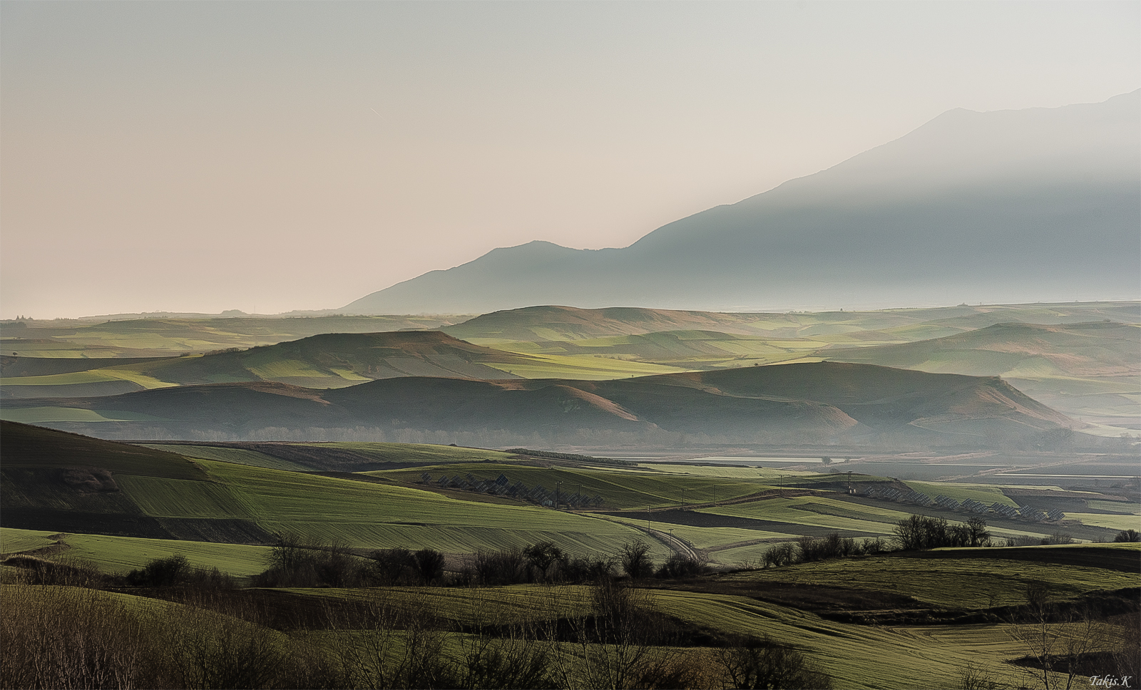 Hügelige Landschaft