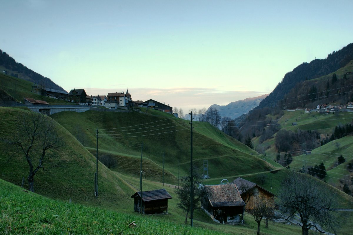 Hügeliges Land