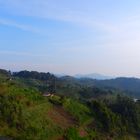 Hügelland in Rwanda