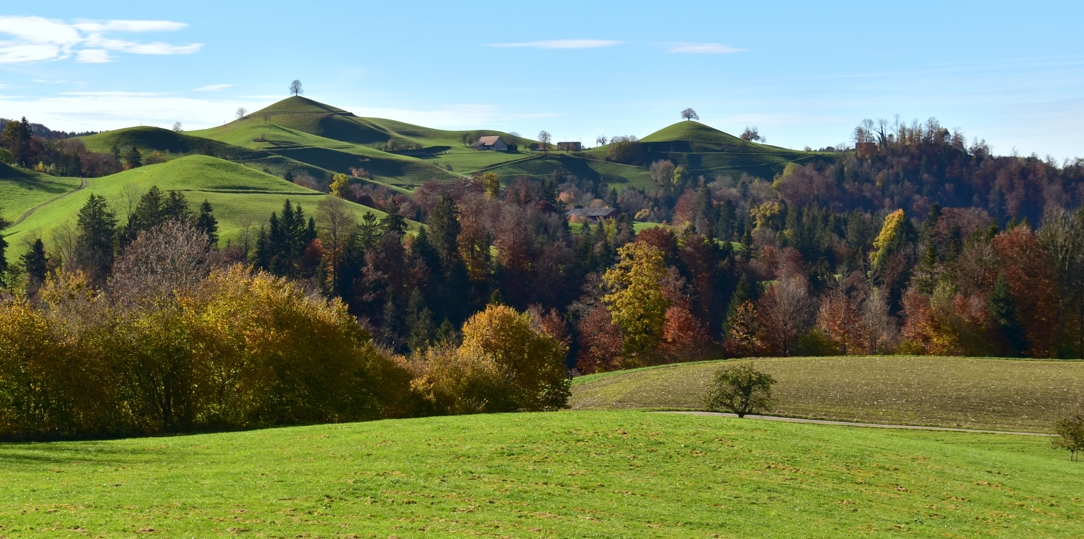 Hügellandschaft