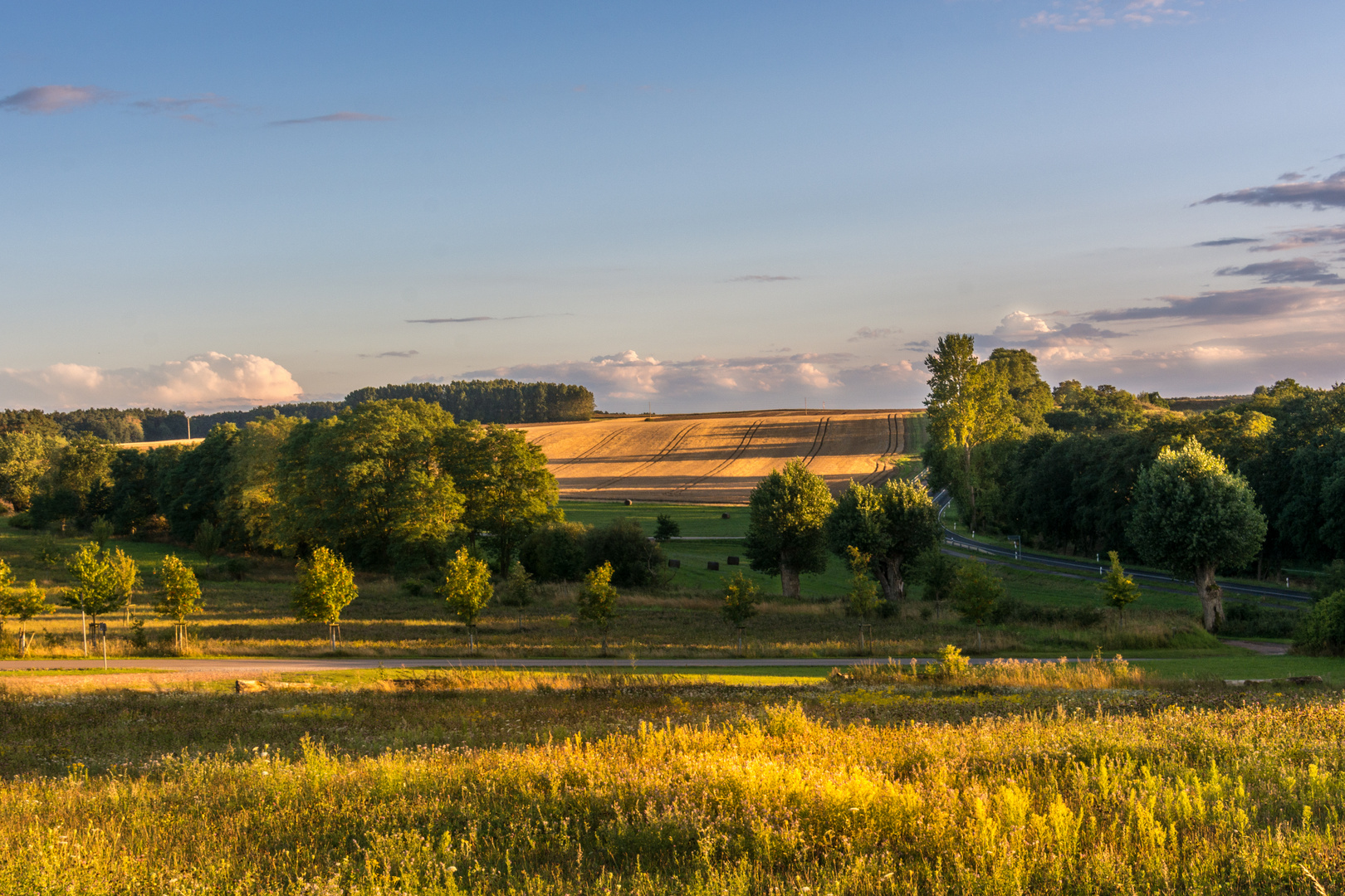 Hügellandschaft bei Pudagla 