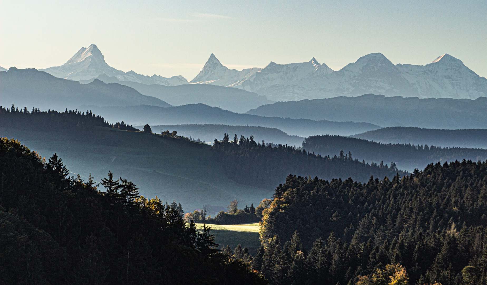 Hügellandschaft Emmental