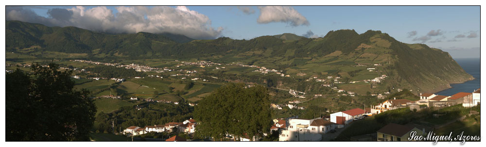 Hügellandschaft oberhalb Povoacao (Sao Miguel, Azoren)