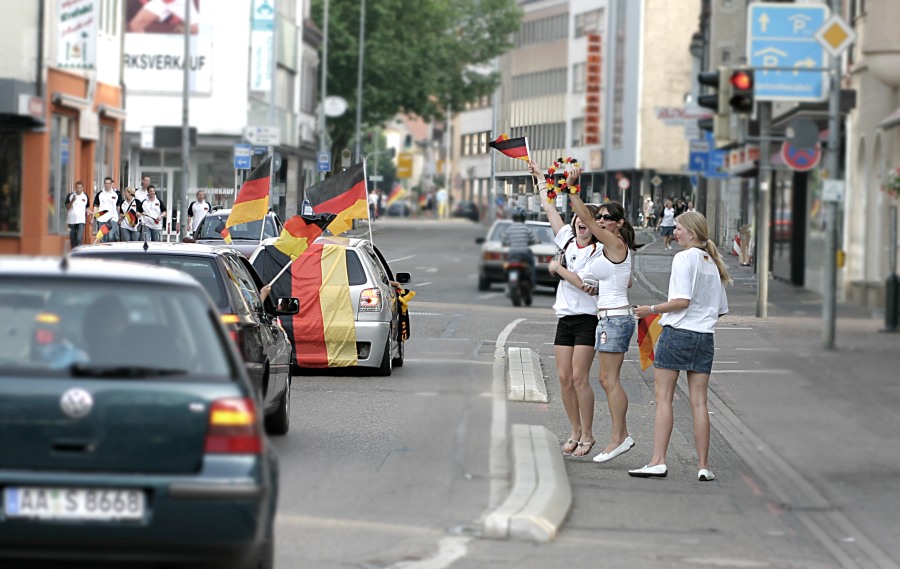 Hühnchen Weltmeisterschaft und alle feiern mit wenn..