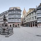 Hühnermarkt Panorama_Mercator_Sketch