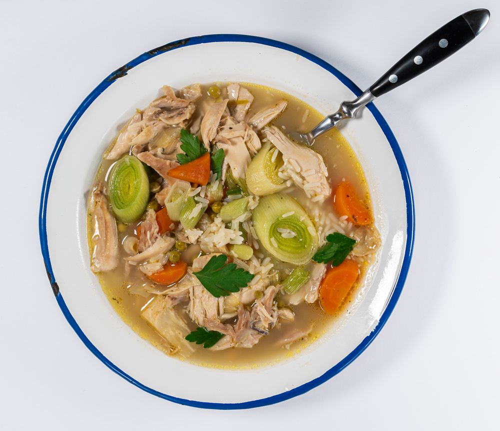 Hühnersuppe mit Reis Foto & Bild | stillleben, food-fotografie