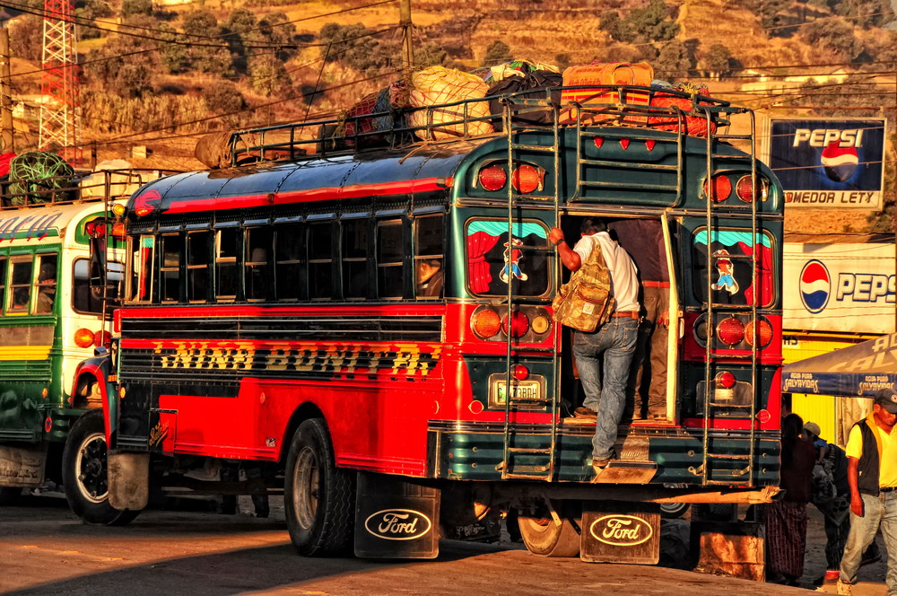 Huehuetenango- am Busbahnhof