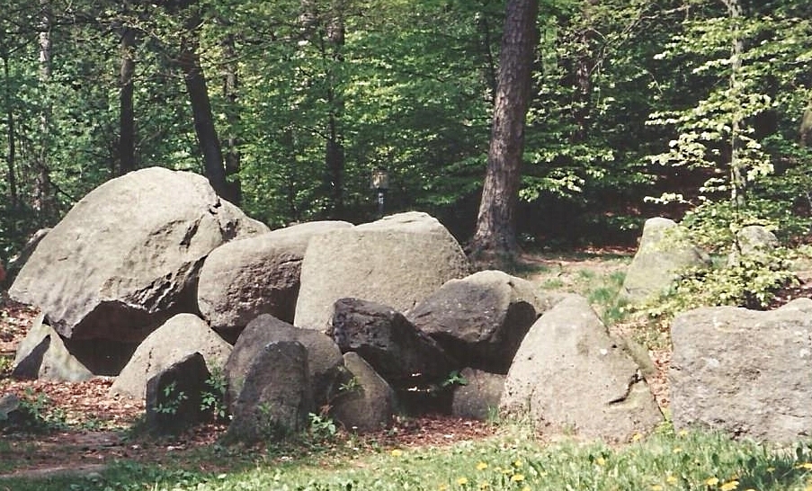 Hünengrab im Wald Westerberg bei Lamstedt