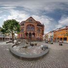 Hünfeld 360-Grad: Rathaus und Rathausplatz