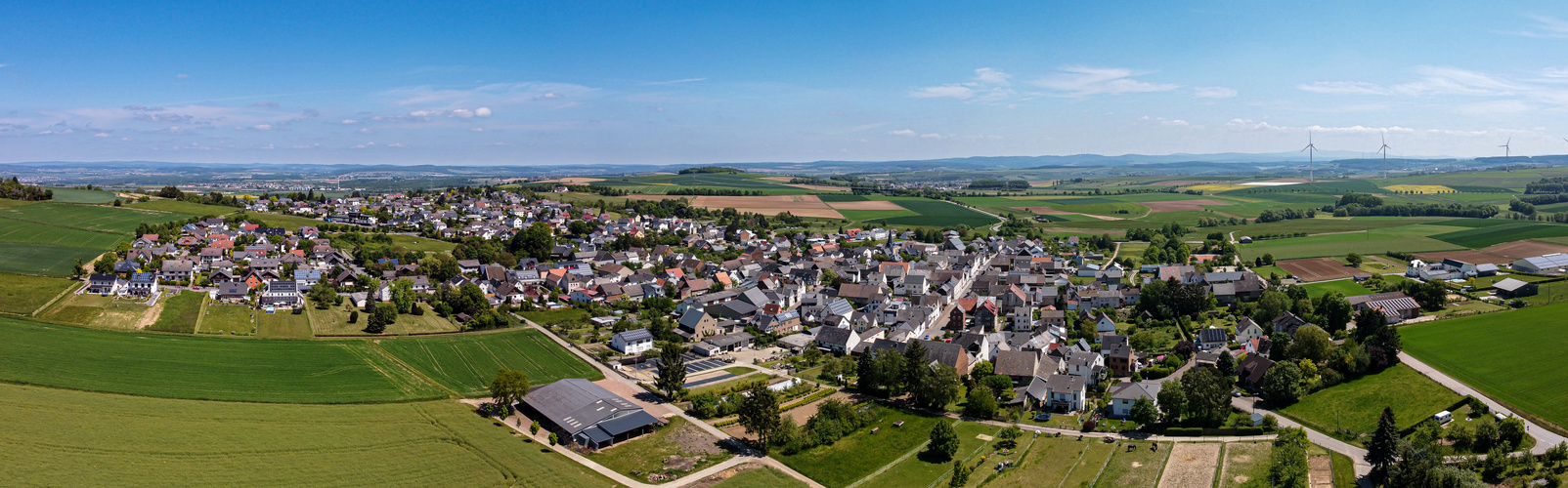 Hünfelden - Luftaufnahme - Panorama