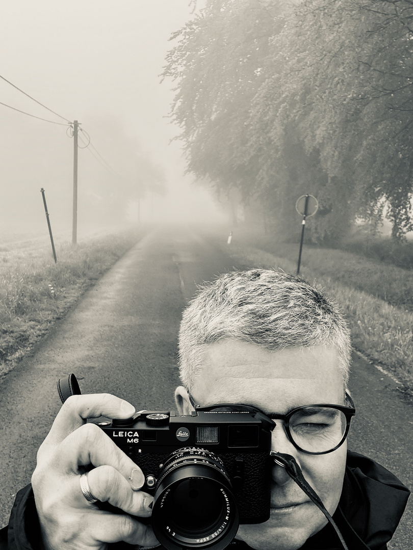 Hürtgenwald im Nebel. Making of.