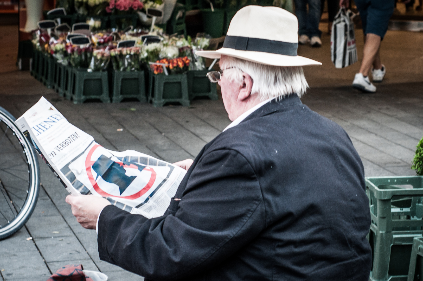 Hüte tragen verboten!