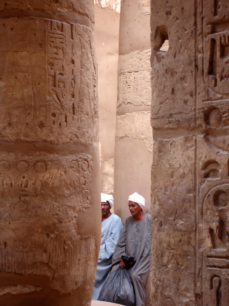 Hüter der Sauberkeit im Tempel von Karnak