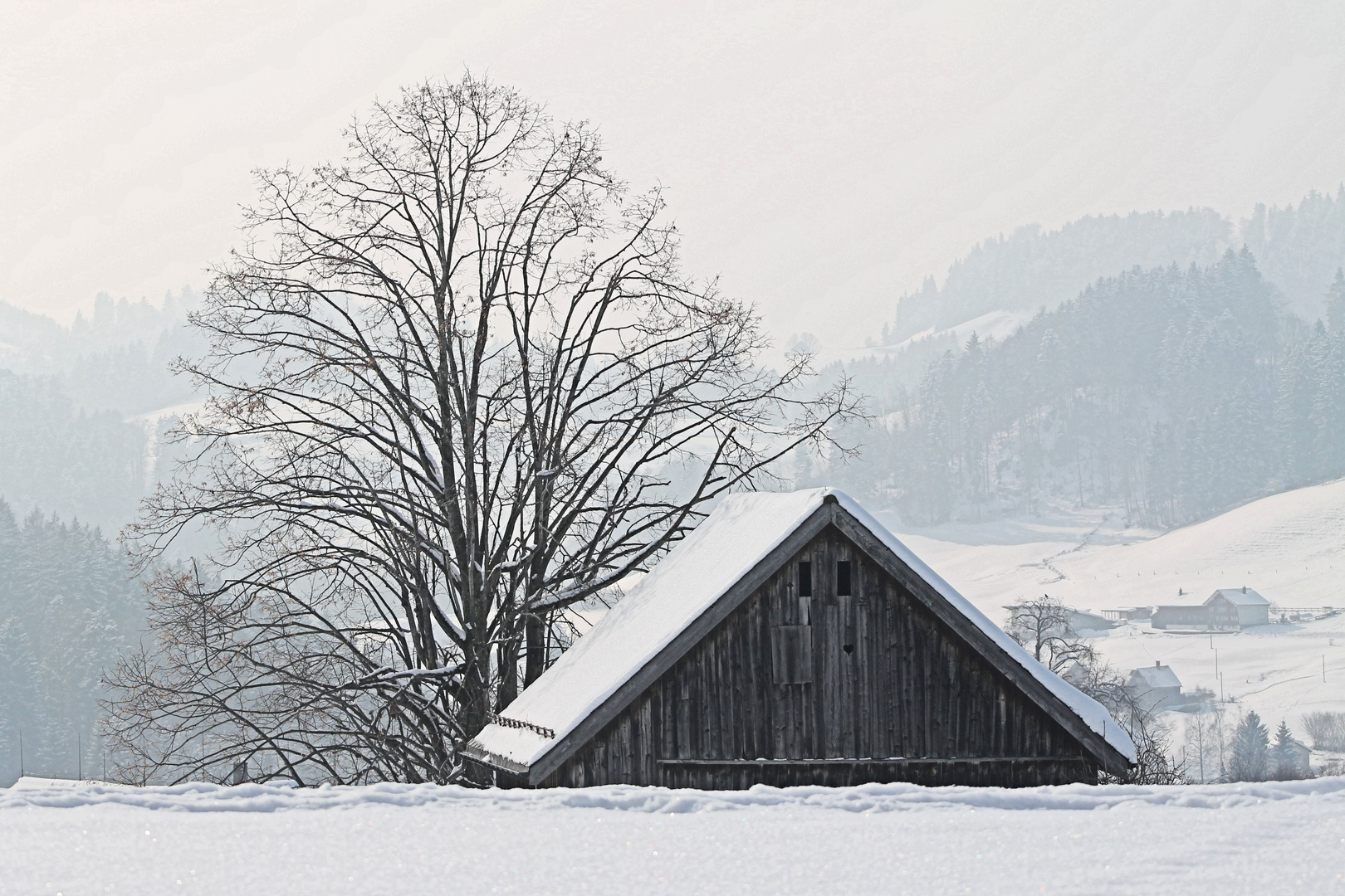 Hütte als Schutz