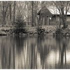 Hütte am Basaltsee