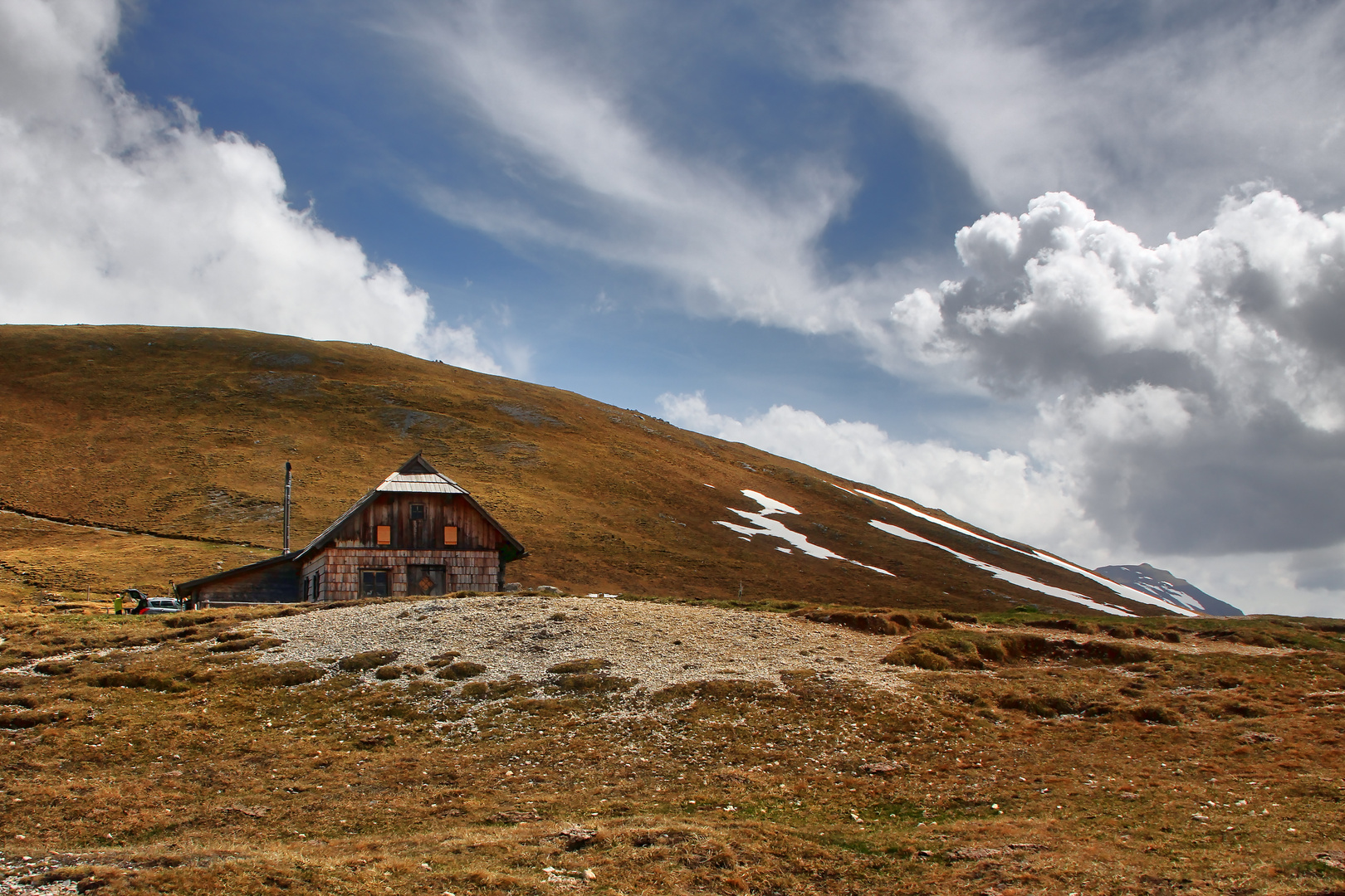 Hütte am Berg...