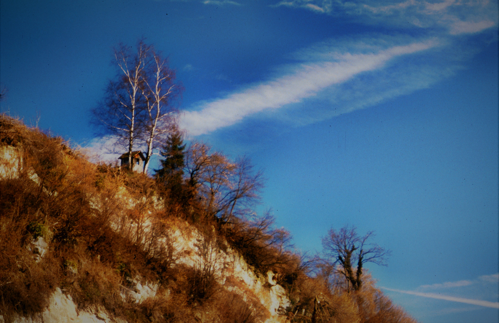 Hütte am Berg