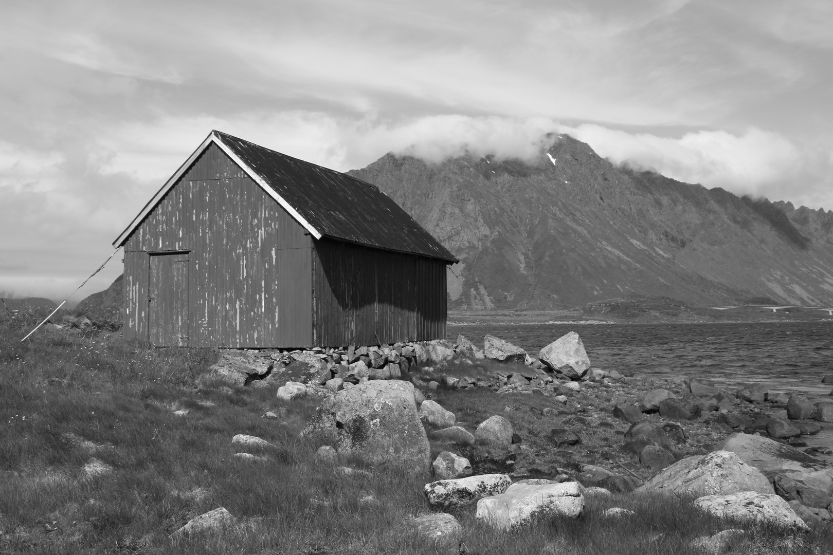 Hütte am Berg