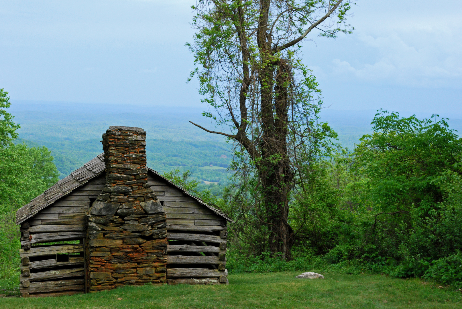 Hütte am Blue Ridge Parkway