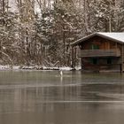 Hütte am Eis