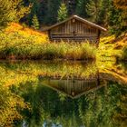 Hütte am Geroldsee