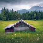 Hütte am Karwendel