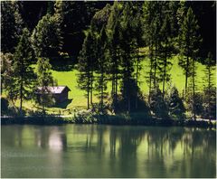 Hütte am Lautersee