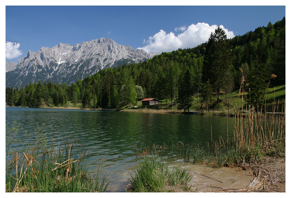 Hütte am Lautersee ohne