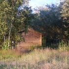 Hütte am Rande des Märchenwaldes