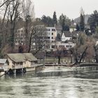 Hütte am Rhein