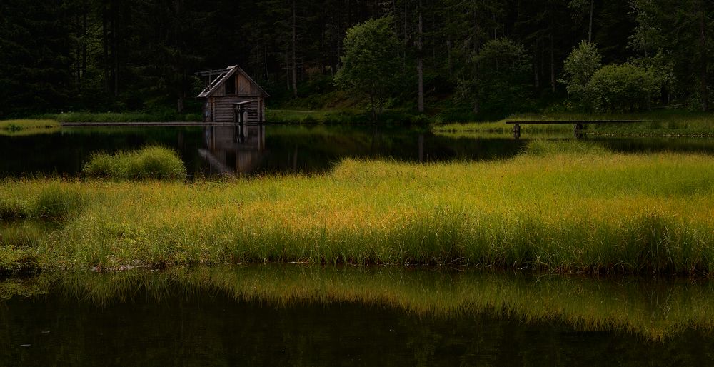 Hütte am Schattensee