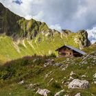 Hütte am Schrecksee im Allgäu