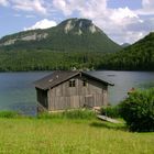 Hütte am See