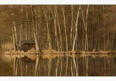 Hütte am See